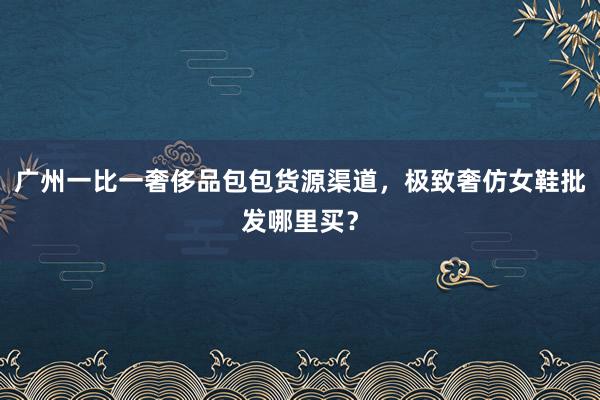 广州一比一奢侈品包包货源渠道，极致奢仿女鞋批发哪里买？