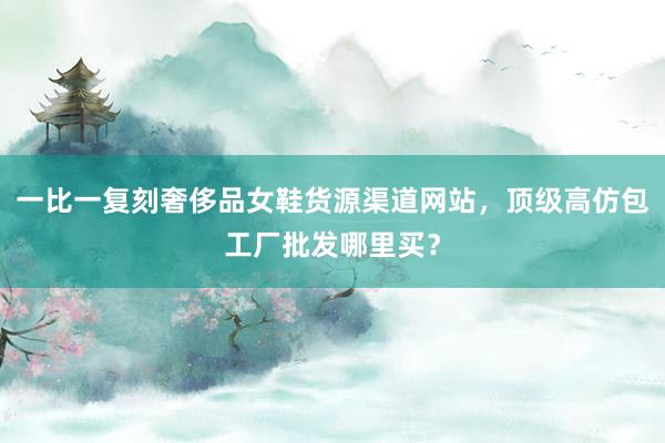 一比一复刻奢侈品女鞋货源渠道网站，顶级高仿包工厂批发哪里买？
