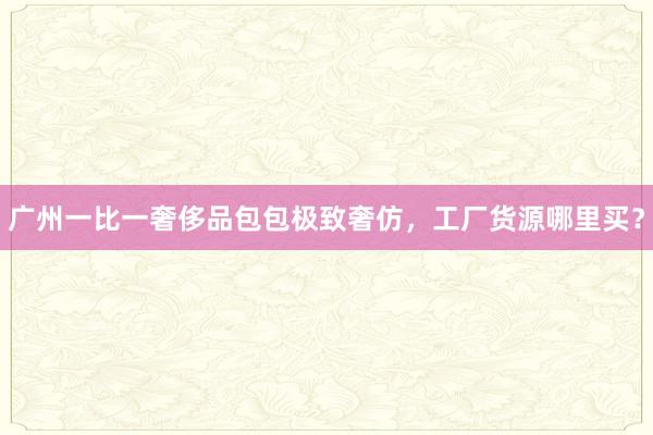 广州一比一奢侈品包包极致奢仿，工厂货源哪里买？