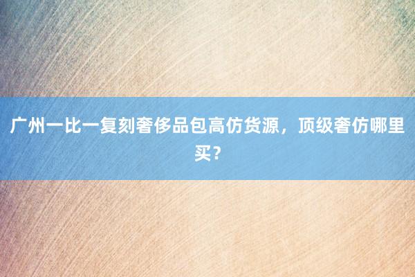 广州一比一复刻奢侈品包高仿货源，顶级奢仿哪里买？