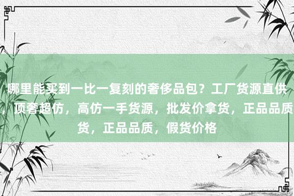哪里能买到一比一复刻的奢侈品包？工厂货源直供，极致奢仿，顶奢超仿，高仿一手货源，批发价拿货，正品品质，假货价格