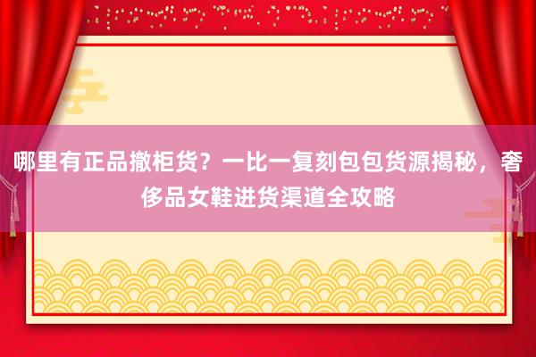 哪里有正品撤柜货？一比一复刻包包货源揭秘，奢侈品女鞋进货渠道全攻略