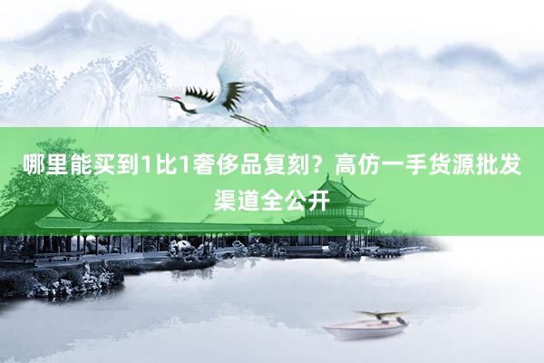 哪里能买到1比1奢侈品复刻？高仿一手货源批发渠道全公开