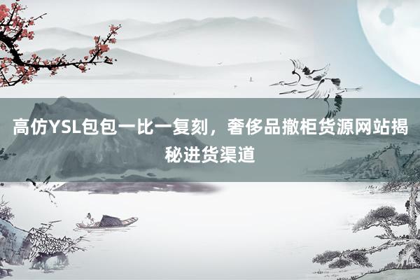 高仿YSL包包一比一复刻，奢侈品撤柜货源网站揭秘进货渠道