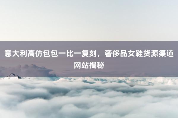 意大利高仿包包一比一复刻，奢侈品女鞋货源渠道网站揭秘