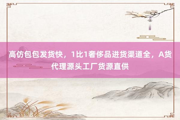 高仿包包发货快，1比1奢侈品进货渠道全，A货代理源头工厂货源直供