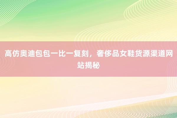 高仿奥迪包包一比一复刻，奢侈品女鞋货源渠道网站揭秘