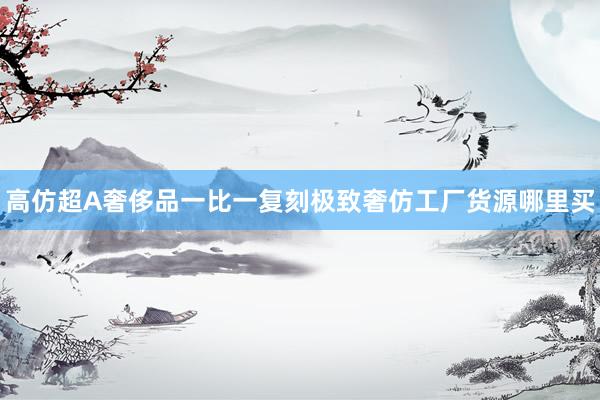 高仿超A奢侈品一比一复刻极致奢仿工厂货源哪里买
